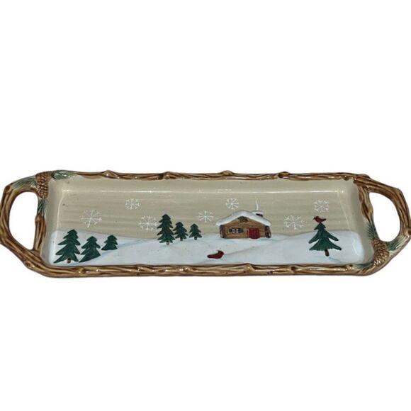 St Nicholas Square heartland rectangle platter 
15.5”L x 5”W x 1.5”D - Picture 1 of 2